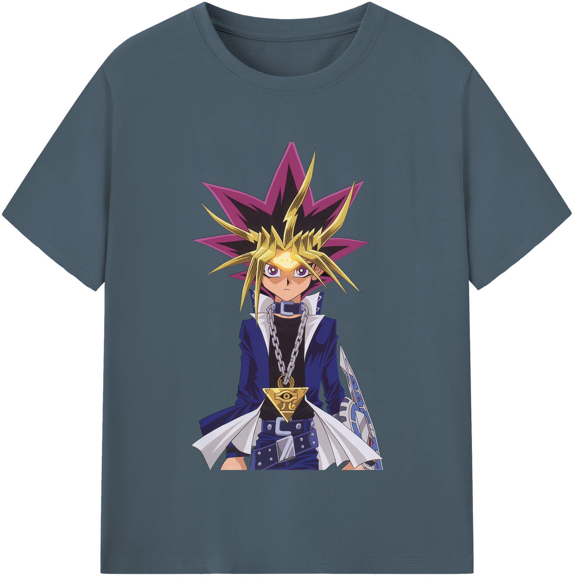 （画像用） 遊☆戯☆王 Yu-Gi-Oh! 綿100％半袖Tシャツ（フロントプリント）